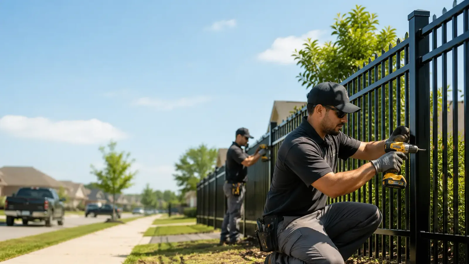 Metal Fence Installation in Trafalgar, IN